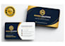 create minimal real estate card and business card for your brand